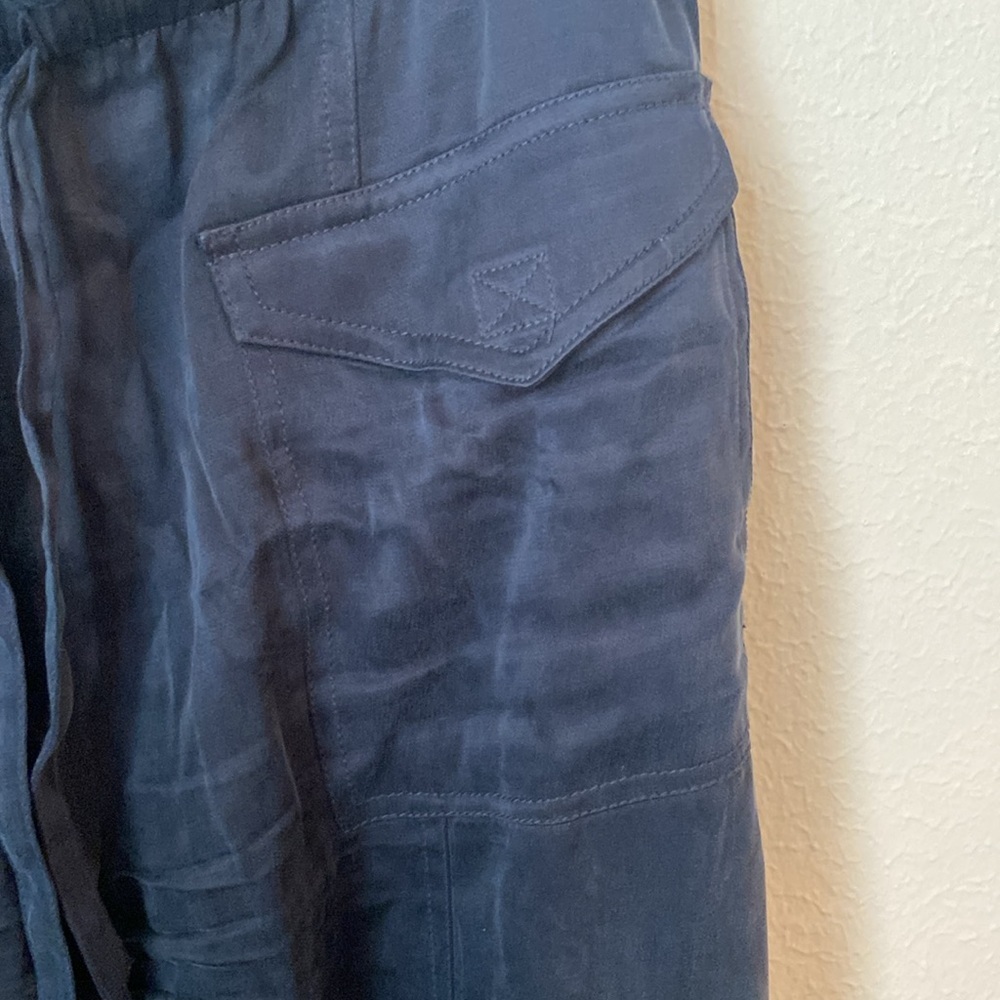 Ganni Washed Twill Satin Pants - Picture 9 of 9